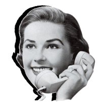 woman speaking on a phone